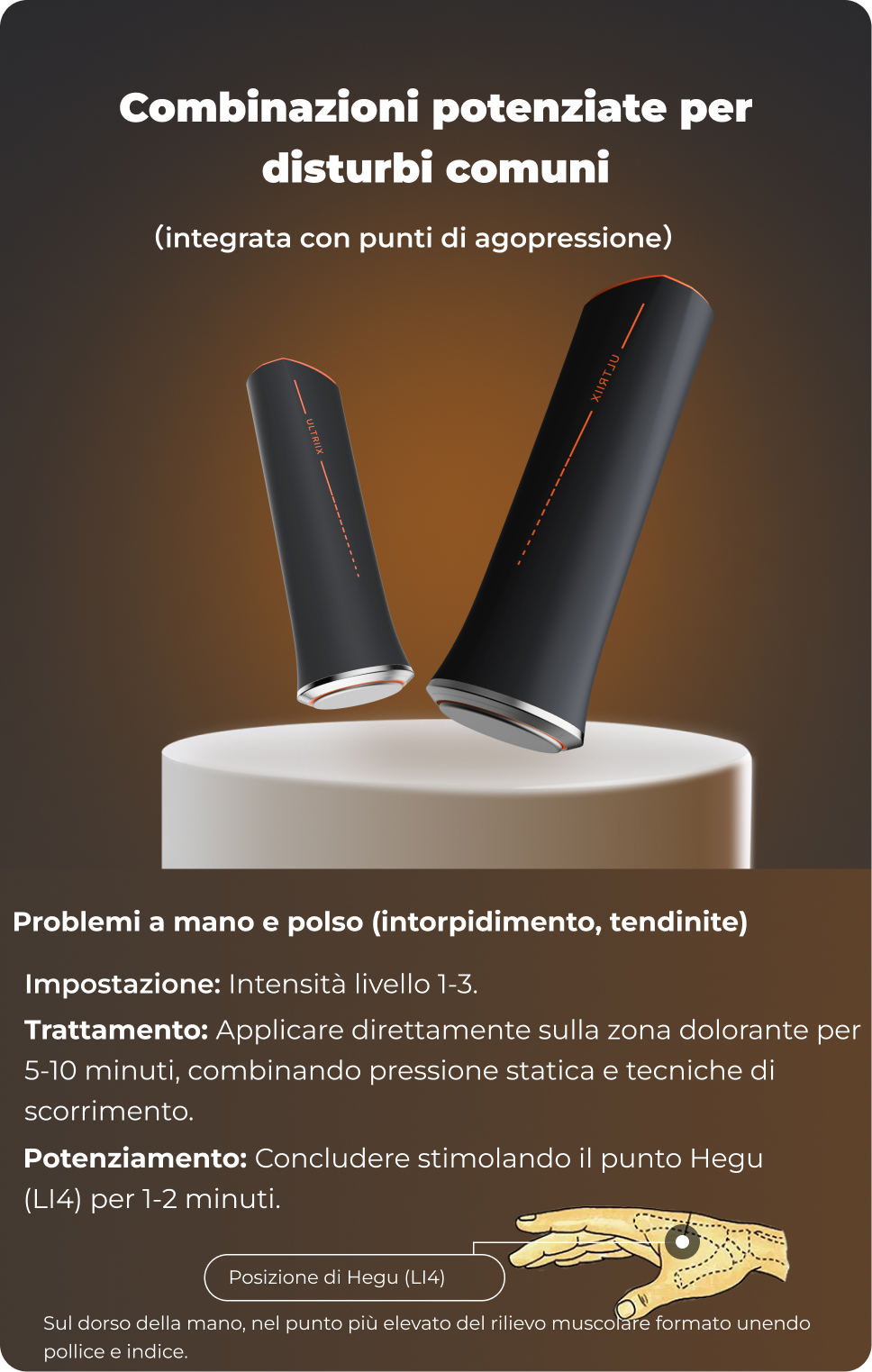 Riferimento punti mano