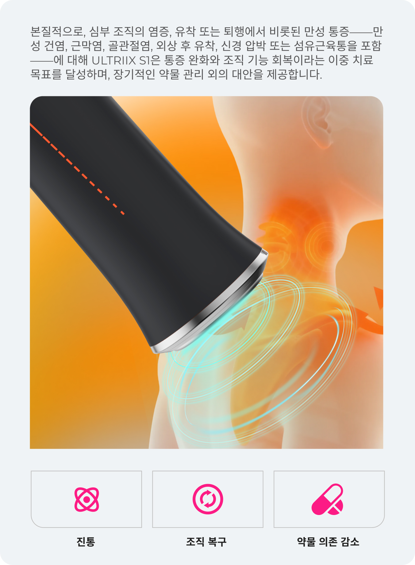 약물 의존도 감소