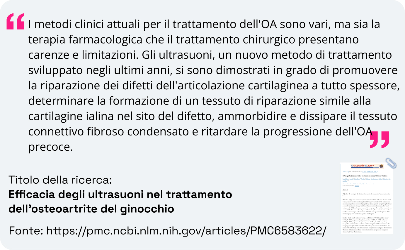 Articolo di ricerca: Osteoartrite
