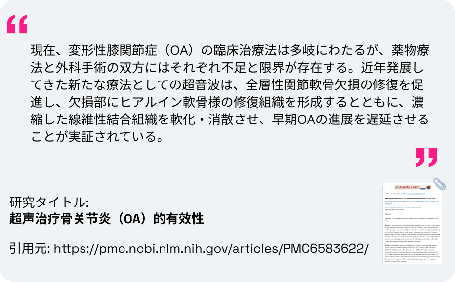 研究論文：変形性関節症