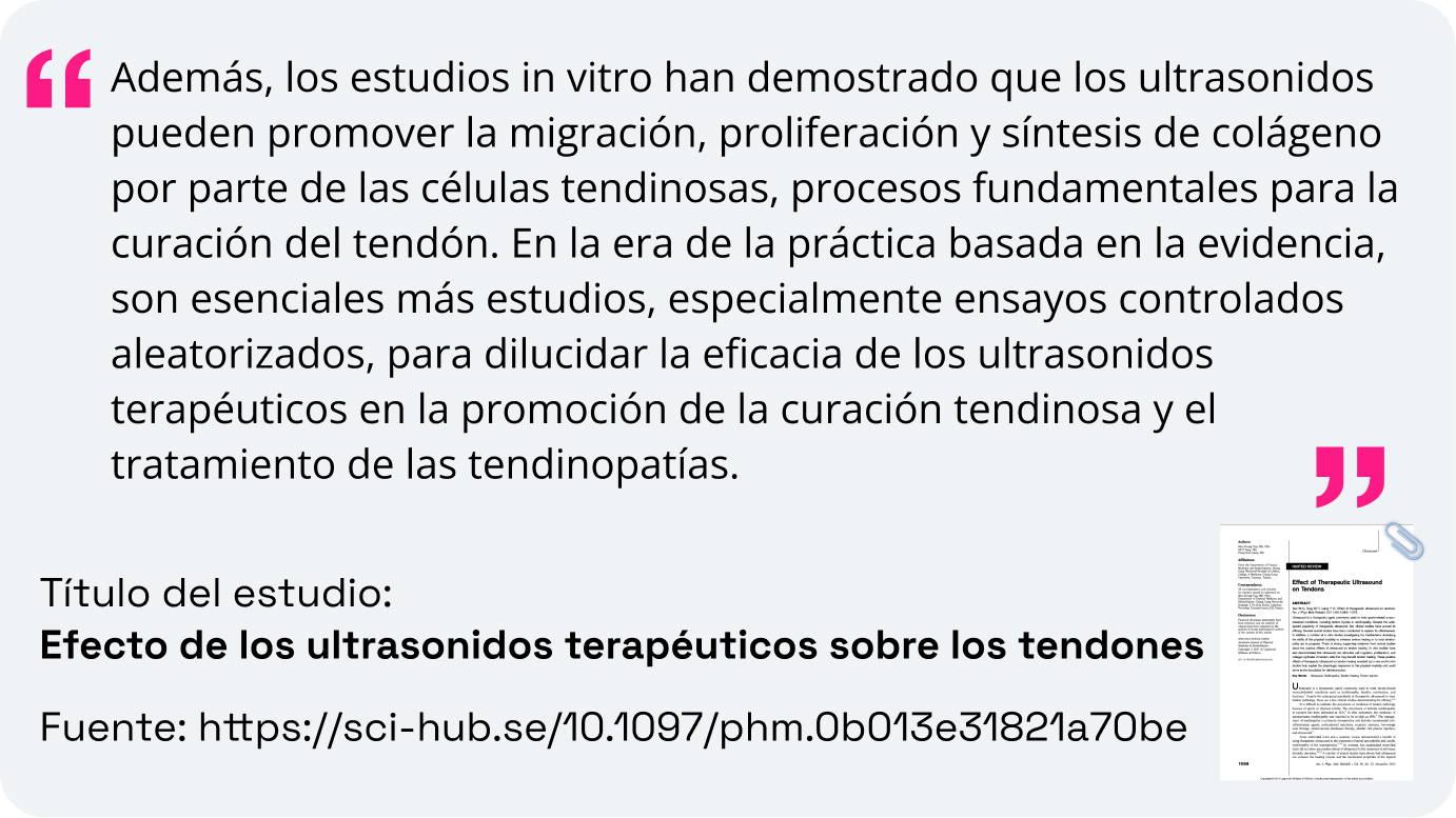 Artículo de investigación: Dolor de tendones