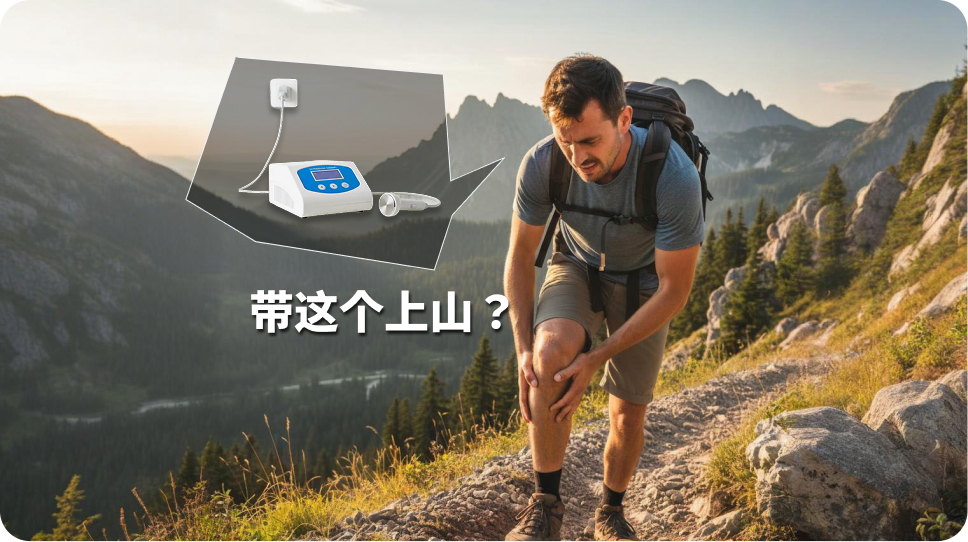 传统设备爬山时