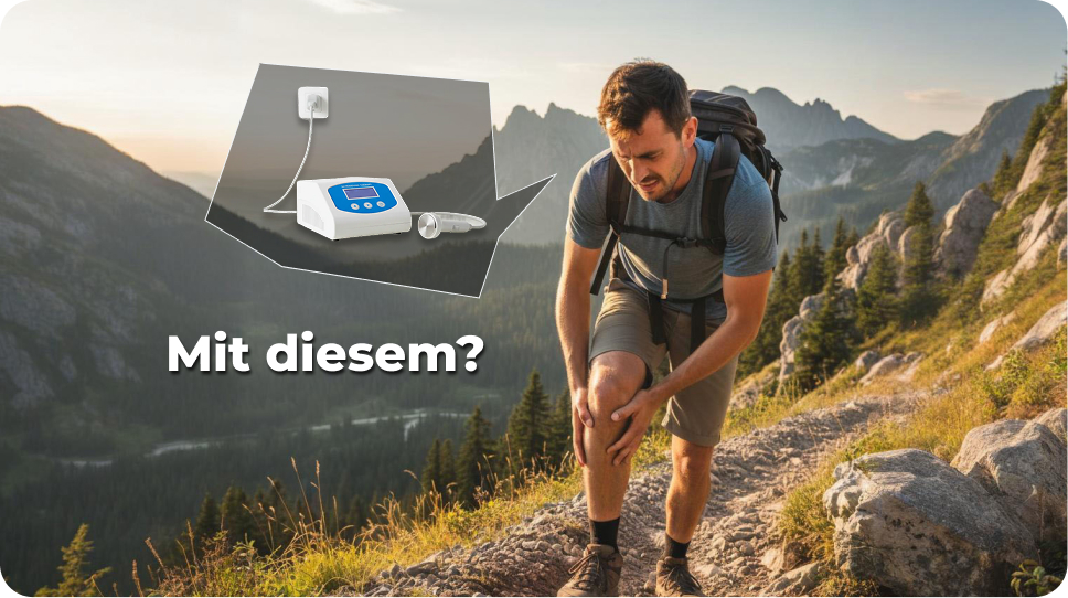 Traditionelle Geräte beim Wandern