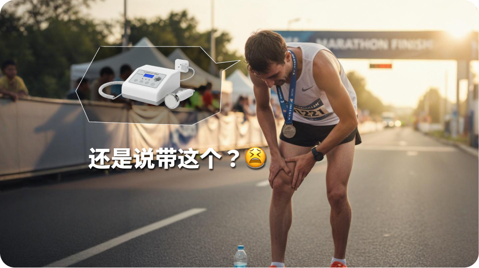 传统设备跑步时