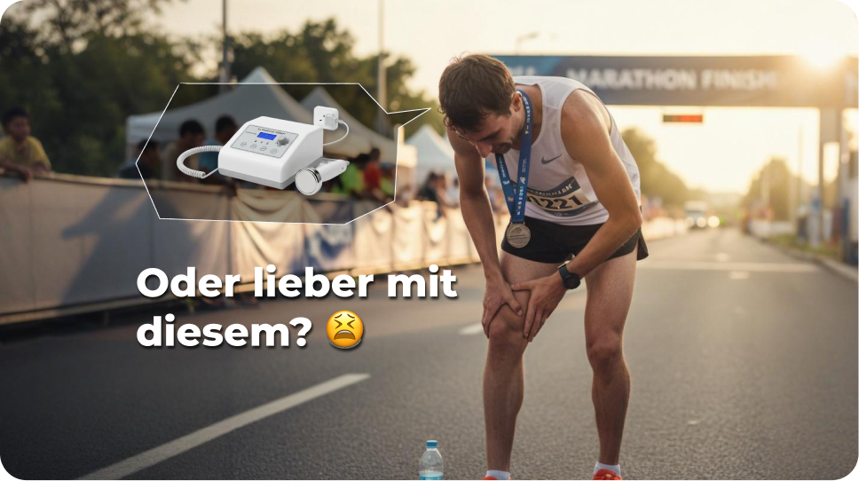 Traditionelle Geräte beim Laufen