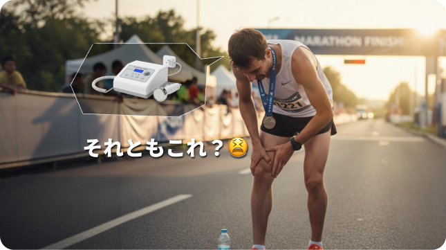 傳統設備跑步時